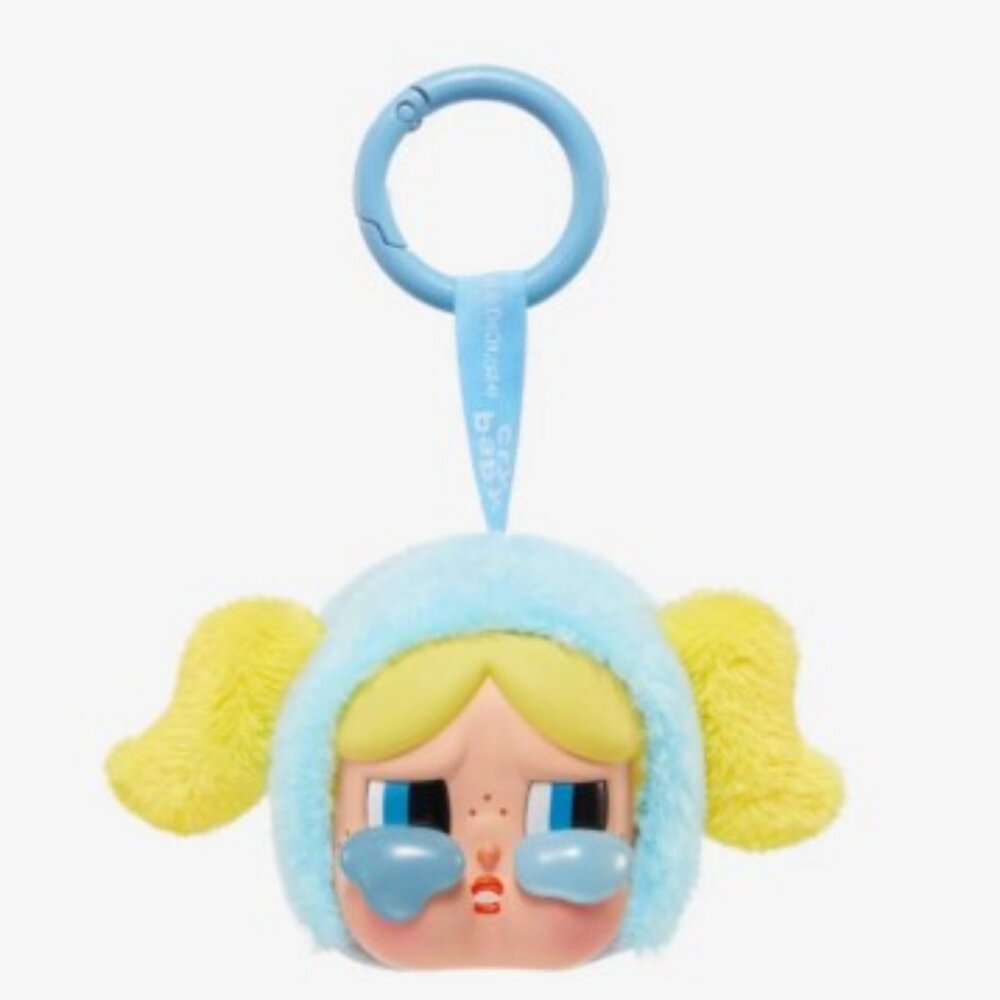 POPMART Crybaby x The Powerpuff Girls Bubbles Vinyl Keychain